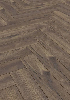 Ламинат kronotex herringbone herringbone 4766 тёмно - коричневый 8 мм 32 класс французская ёлка