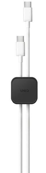 Набір органайзерів Uniq Pod для кабелю самоклеючі, магнітні 8 шт. Темно-Сірі (8886463685013)