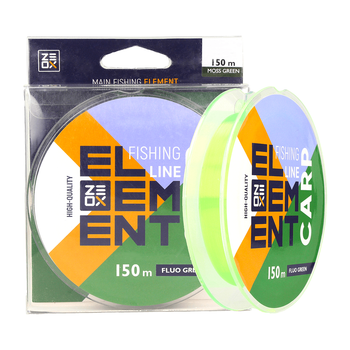 Леска ZEOX Element Carp Line 150м Fluo Green 0.350мм