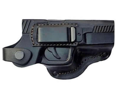 Кобура поясна для пістолета глок Glock 17 19, формована, шкіряна
