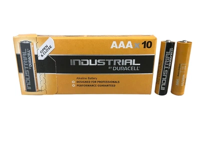 (Упаковка 10 шт.) Батарейка Duracell Industrial ААA 1,5V LR03