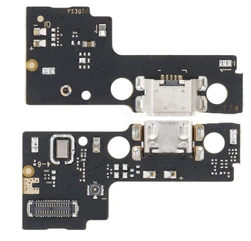 Шлейф Xiaomi Poco C55, Redmi 11A, Redmi 12C коннектора зарядки, с микрофоном, плата зарядки