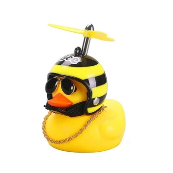 Уточка резиновая для машины/мотоцикла. Мотоаксессуар Bee Duck