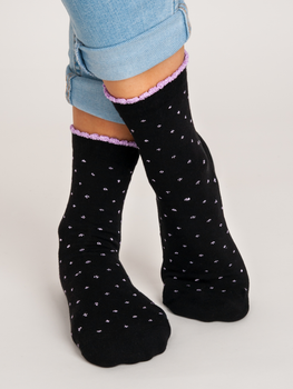 Жіночі шкарпетки Noviti SB013-W-04 35-38 Чорні (5905204303900)