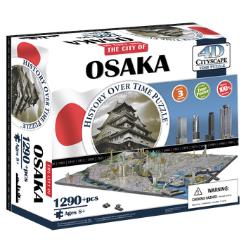 Объемный пазл Осака 4D, Cityscape, 40038
