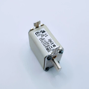 Запобіжник для АКБ 100А ETI NH00 gBat 100A/80V DC плавка вставка 100А 80В (004110082)
