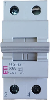 Переключатель нагрузки ETI SSQ 163 "1-0-2", 1p 63A (2421416)