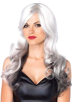 Парик Leg Avenue Allure Multi Color Wig Универсальный Серо/Чёрный ( SO7933 )