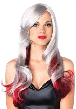 Парик Leg Avenue Allure Multi Color Wig Универсальный Серо/Красный ( SO8008 )