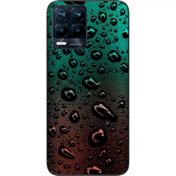 Силіконовий чохол SMTT для Realme 8 4G з картинкою Краплі води