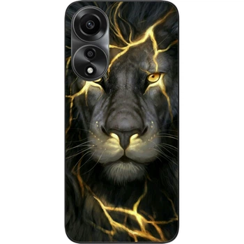 Силіконовий чохол SMTT для Oppo A78 4G з зображенням Лев.