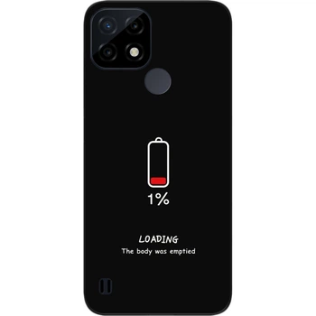 Оригинальный чехол SMTT для Realme C21 с картинкой Зарядка