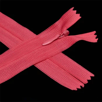 Блискавка потайна нераз'емна, 50 см, Тип 3, Червоно-малинова, 1 шт (ZIP-016051) Polimex
