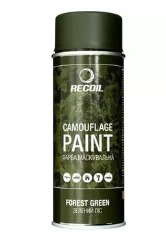 Краска маскировочная Recoil зеленый лес 400 мл