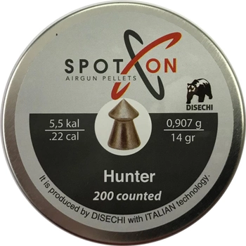 Пули для пневматики Spoton Hunter 0.907 гр кал.5.5 мм 200шт (050850)