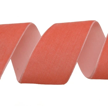 Оксамитова стрічка, 38 мм, Коралова, 1 м (LEN-035822) Polimex