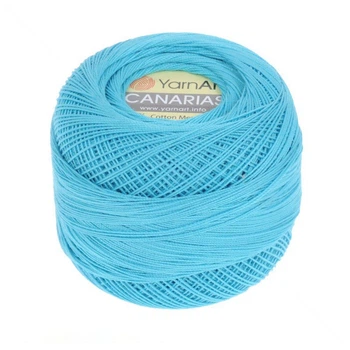 Пряжа YarnArt Canarias 20 г, 203 м, Бирюзовая 0008, 1 моток (YAR-022931)