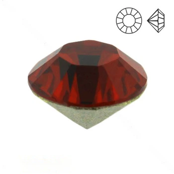 Стрази скляні конусні SS14 (3,6 мм), Бордові, 10 шт (STR-018823) Polimex