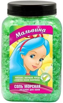 Сіль для ванн морська дитяча "Мальвіна" - Bioton Cosmetics Sea Salt 750g (409223-33169)