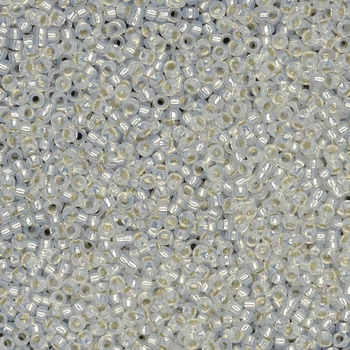Бисер японский Miyuki круглый RR 15/0 №551, Серебристый, 5 г (BIS-045867)