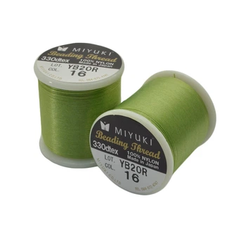 Нить для бисера Miyuki 16, Салатовая, 50 м (MUL-045292)