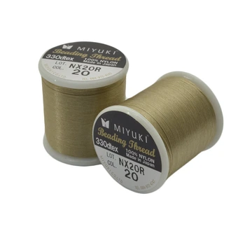 Нить для бисера Miyuki 20, Бежевая, 50 м (MUL-045296)