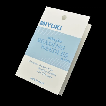 Набор бисерных иголок Miyuki №11 с нитевдевателем, 6 шт, 1 набор (UPK-045304)