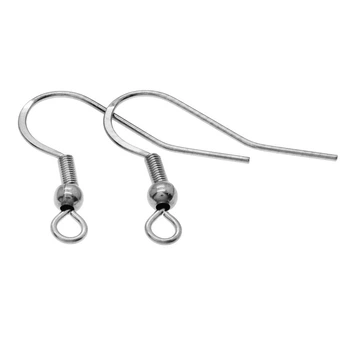 Швензы из нерж. стали, 23х19 мм, Темное серебро, 1 пара (STL-048999) Polimex