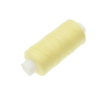 Нить полиэстеровая KIWI №40/2, col.129, Желтая светлая, 366 м (MUL-046702) Polimex