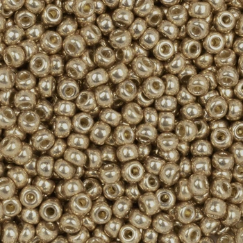 Бісер японський Miyuki круглий RR 8/0 №4204, Duracoat Galvanized, Золотистий, 5 г (BIS-049837)
