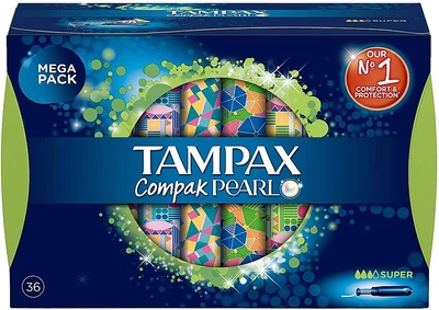 Tampony Tampax Pearl Compak Super 36 szt (4015400690559)