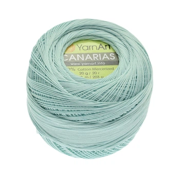 Пряжа YarnArt Canarias 20 г, 203 м, Мятная 4939, 1 моток (YAR-043303)