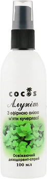 Алуніт дезодорант-спрей з ефірною олією м'яти кучерявої - Cocos 100ml (755330-31338558)