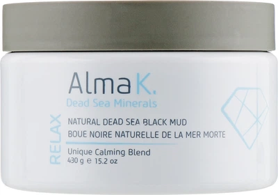 Естественная чёрная грязь Мертвого моря - Alma K. Natural Black Mud 430g (706059-36248)