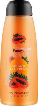 Гель-крем для душа "Папайя" - Liora Papaya Shower Gel-Cream 430g (1012769-39164)