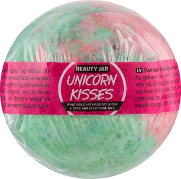 Бомбочка для ванны "Unicorn Kisses" - Beauty Jar Bath Bomb 150g (568679-31161612)