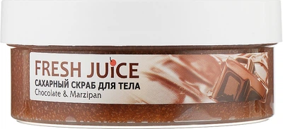 Цукровий скраб для тіла - Fresh Juice Chocolate and Marzipan 225ml (60233-18317)