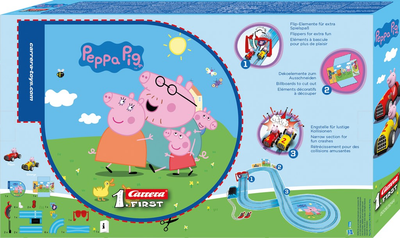 Перегоновий трек Carrera First Race Track Peppa Pig Soapbox Race 2.9 м (63044) (4007486630444)