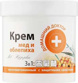 Крем для шкіри з медом і обліпихою - Домашний Доктор 250ml (61823-20913)
