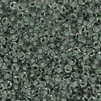 Бісер чеський №623/38359, Сіро-зелений, Фарбований, 10/0 (BIS-003900) Preciosa