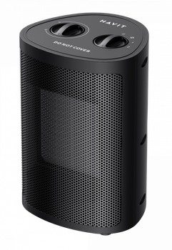 Поворотний тепловентилятор HAVIT HV-HT1227 1500W Black