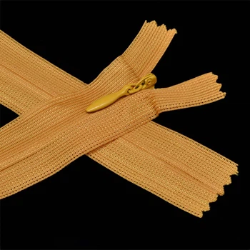 Молния потайная неразъемная, 20 см, Тип 3, Коричневая светлая, 1 шт (ZIP-015924) Polimex