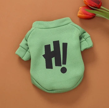 Худи на флисе для собаки H! 11248 L зеленое 4569861