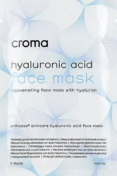 Маска для лица с гиалуроновой кислотой - Croma Face Mask With Hyaluronic Acid (1005786-24942)