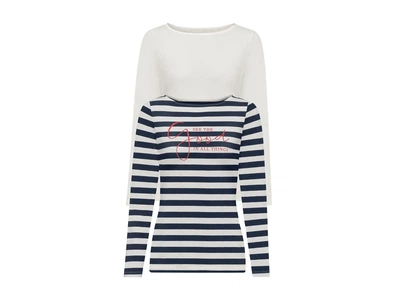 Женский лонгслив (набор из 2 шт) Esmara размер L (0105W0001)