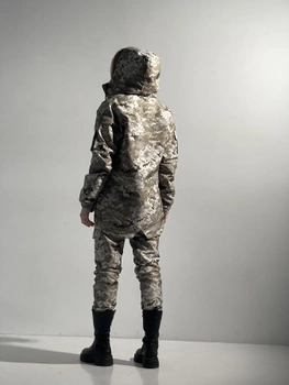 Зимний костюм 'Terra Hot' светлый пиксель женский + бафф хаки и перчатки 3XL