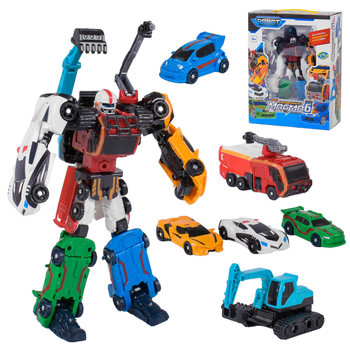 Трансформер Robot Magma 6 Mini Робот-трансформер Магма 6в1 мини TOBOT MAGMA 6 MINI