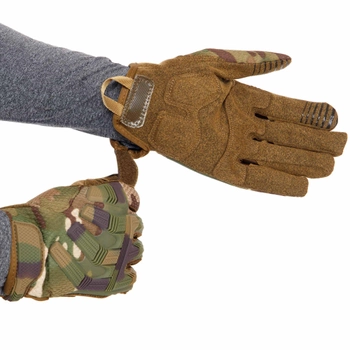 Перчатки тактичні із закритими пальцями Military Rangers BC-9875 розмір: M Камуфляж Multicam
