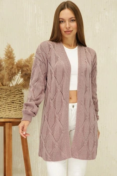 Женский вязаный кардиган MarSe 227 46-54 фрез (227 фрез)