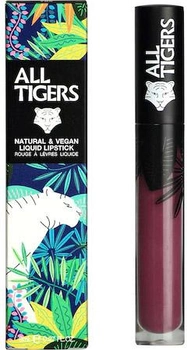 Рідка помада для губ All Tigers Natural & Vegan Matte Lipstick 980 Feel The Power 8 мл (3701243209805)